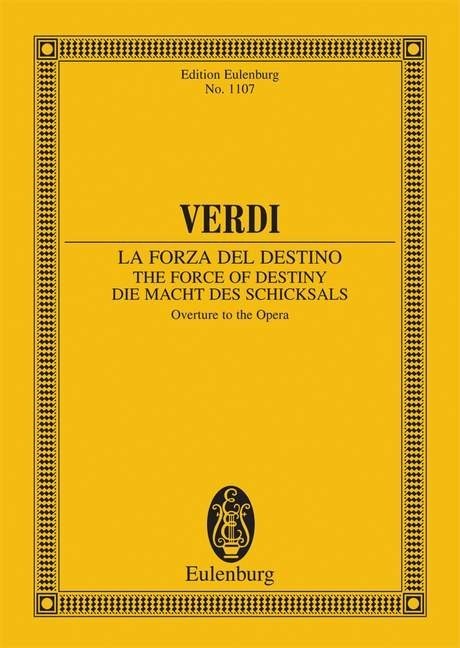 Verdi: The Force of Destiny (Study Score) published by Eulenburg